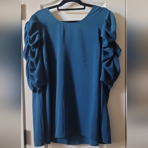 Ruched Sleeve Blouse Torrid
